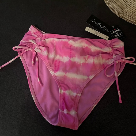 Pink tye-dyed bikini bottoms - Picture 8 of 8